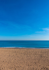 View of famous Barceloneta beach