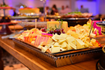 buffet at the market