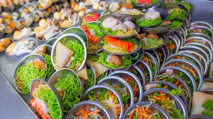 Dim sum, Asian traditional food 