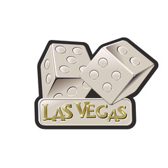 Las vegas dice with the words 