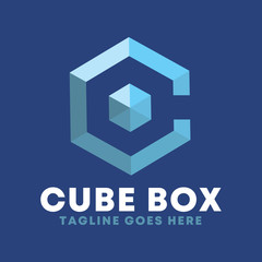 Cube Box Logo Design Inspiration For Business And Company
