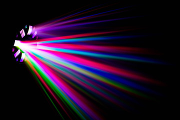 Luz de escenario multicolor laser