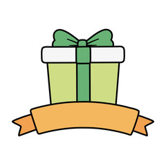 gift box ribbon decoration merry christmas