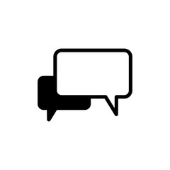 Fototapeta premium bubble speak icon trendy flat design 