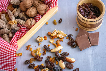dried fruits and nuts