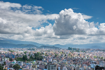 Cityscape of Kathmandu, Nepal