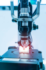 Robotic vision sensor camera system in intellegence factory