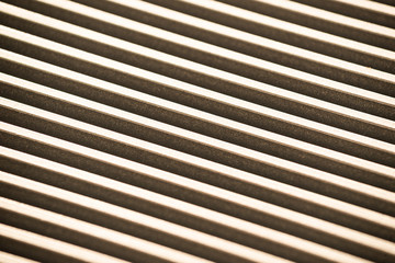 Obraz premium Close-up of a corrugated metal surface