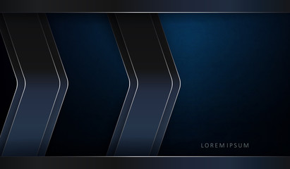 Abstract dark blue texture design with arrows