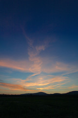 Cloud with swirls like coffee steam