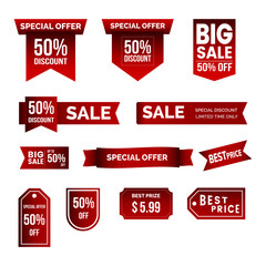 set of sale labels