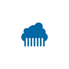 Cloud icon logo design vector template