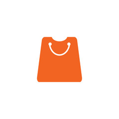 Shopping bag icon logo design vector template