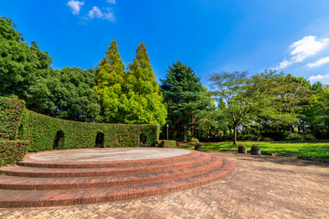 柏の葉公園の野外ステージ