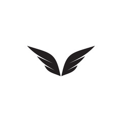 Wings logo design vector template
