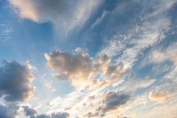 夕方の空