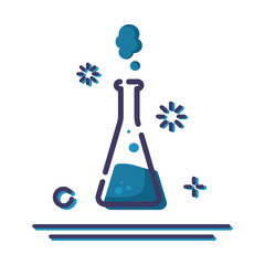 Laboratory Flasks Icon Set