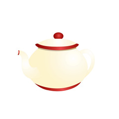 Teapot or Kettle - Cartoon Vector Image