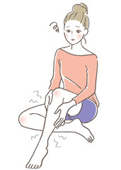 むくみ　マッサージ　女性