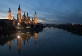 Obraz premium night city with its lights