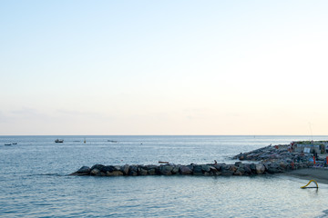 The Beach from Monterosso al Mare, Coastal Village, Cinque Terre, Italy