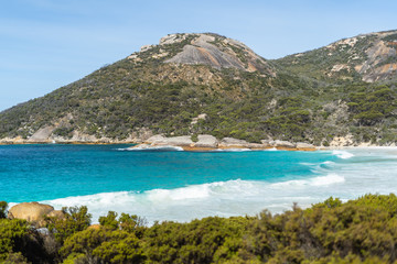 Little Beach, Albany, Western Australia. This remote piece of paradise is located in a nature...