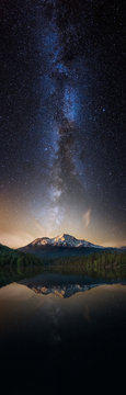 Mt. Shasta Milky Way Stars