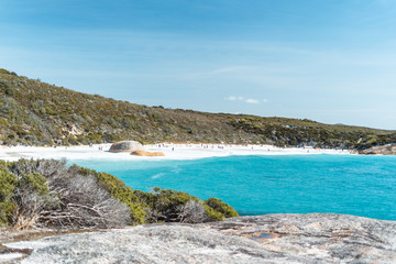Fototapeta premium Little Beach, Albany, Western Australia. This remote piece of paradise is located in a nature reserve, and is a few hours road trip from Perth. 