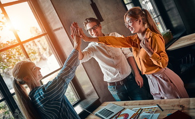 Team of creative professionals