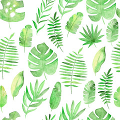 Tropical seamless pattern