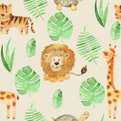 Aquarell-Safaritiere. © Tapilipa