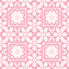 Subtle Pink And White Allover Pattern