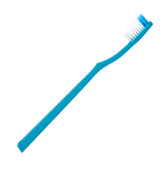 Color toothbrush, dental care and freshness. Isolated
