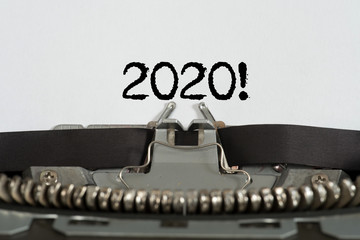 Schreibmaschine und das Jahr 2020