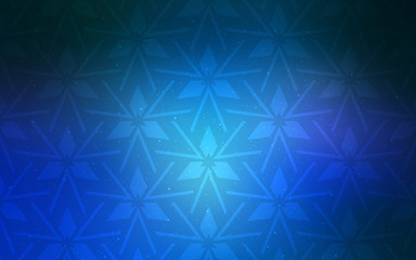 Light BLUE vector template with crystals, triangles. Modern abstract illustration with colorful triangles. Pattern for websites.