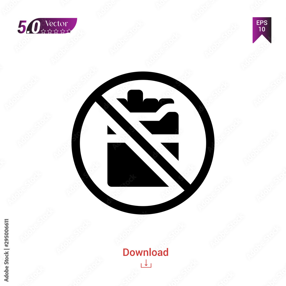 Poster different no-smoking icon isolated on white background. best modern. graphic design, mobile applicat