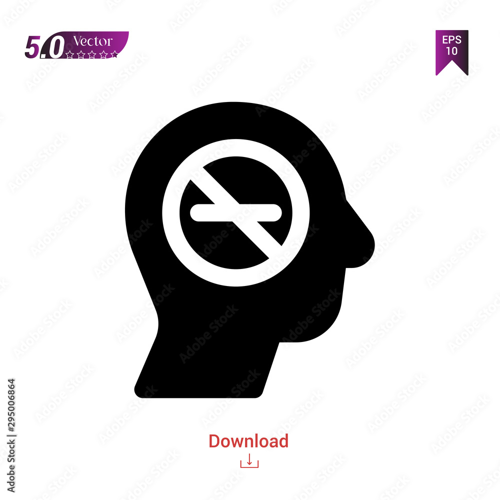 Poster different no-smoke icon isolated on white background. best modern. graphic design, mobile applicatio