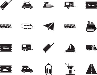 holiday vector icon set such as: way, wind, stripe, wing, highway, sport, briefcase, industry, path, drive, metro, cruiser, minimal, avenue, navigation, subway, logo, rail, asphalt, regatta, terminal