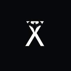 X letter Bat logo icon vector