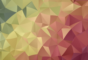 Light Green, Red vector low poly background.