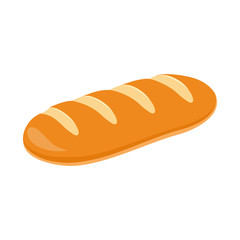 Vector illustration of loaf and bread icon. Web element of loaf and baguette stock symbol for web.