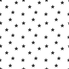 Abstract seamless pattent of stars. Sky wallpaper texture. Template for wrapping paper, textile. Vector image.