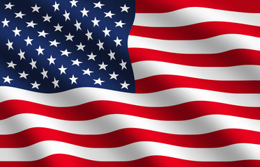 Flag of USA.