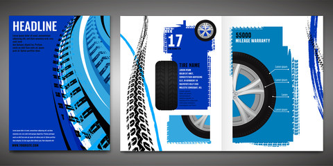 Vector automotive brochure template © Double Brain