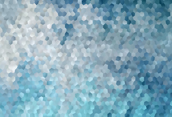 Light BLUE vector template in hexagonal style.