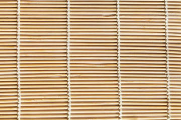 texture of wooden mat made from linden sticks