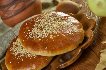 Middle Eastern Sesame flapjack