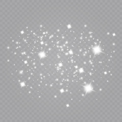 Glow light effect. Vector illustration. Christmas flash Concept.