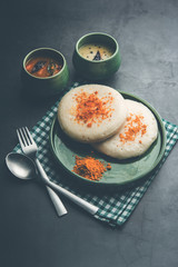 Thatte or Taste Idli also known as Plate Idly is a Popular south Indian Food, served with sambar and chutney. 
