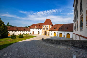 Fototapeta na wymiar A part of Zeil Castle near Leutkirch, Germany